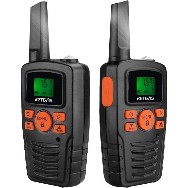 Retevis RA635 Walkie Talkie, Radio PMR446 Con Torcia Led Vox, 16 Canali Ctcss/Dcs, Regalo Per Bambini, Per Il Campeggio-image