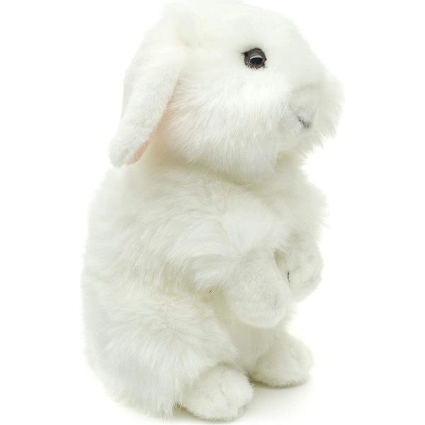 Uni-Toys - Coniglio Testa Di Leone Con Orecchie Pendenti - In Piedi - Bianco - 23 Cm (Altezza) - Coniglio Di Peluche - Peluche, Peluche-image