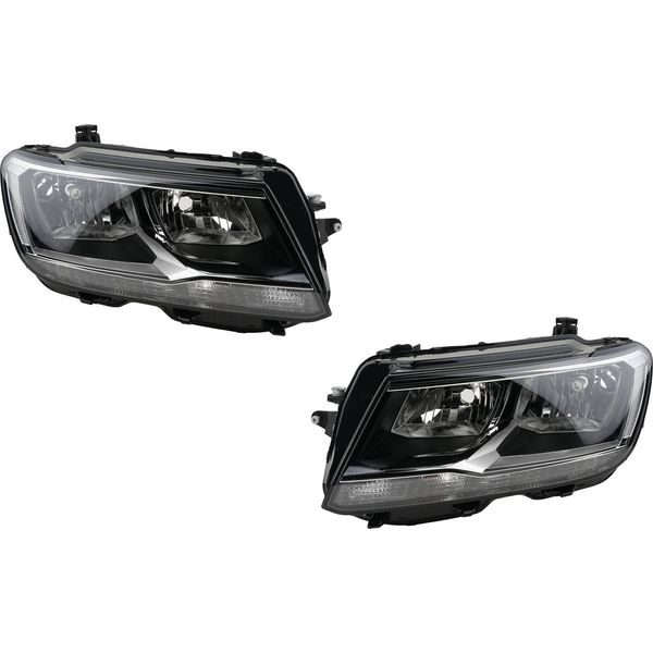 Johns, Fari Adatti Per Vw Tiguan (Ad) 01/16- H7/H7 Set ?Sinistra E Destra-image