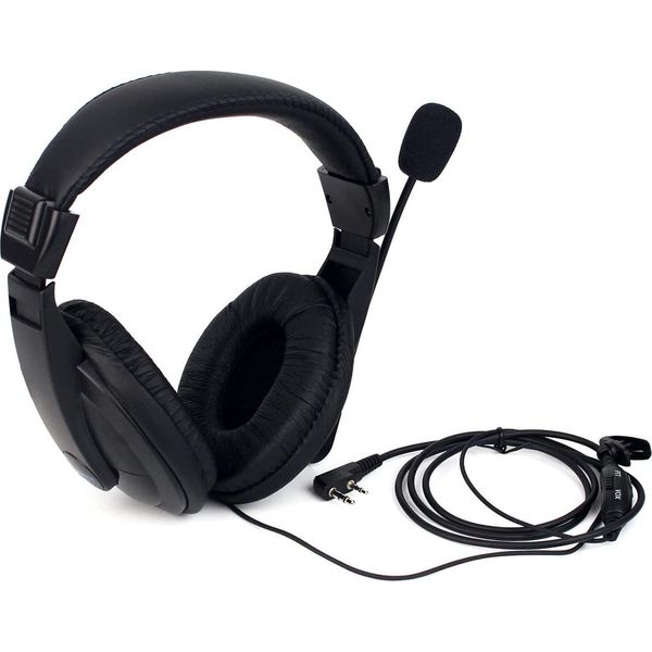Retevis R114 Cuffia Radio Bidirezionale Con Funzione Di Cancellazione Del Rumore Cuffia Vox A 2 Pin Compatibile Con RT24 RT27 RT21 RT22 RT15 RT28 RT617 RT618 RT619 (1 Pc.)-image