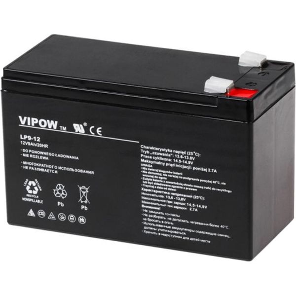 Batteria Al Gel Vipow 12V 9Ah Gekakakku-image
