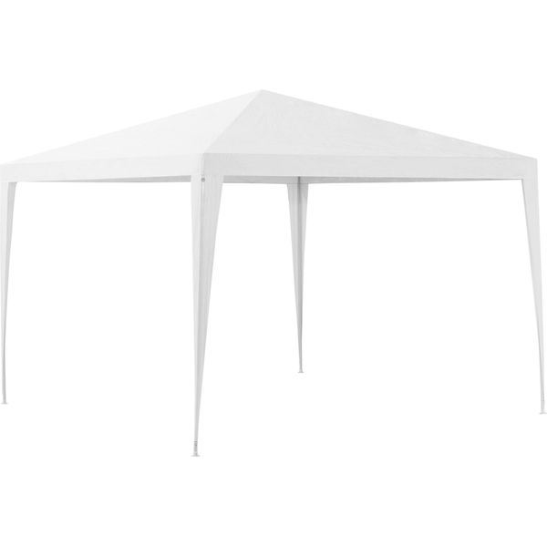 [Padiglione 300X300X255Cm Tenda Da Giardino Tenda Per Feste Padiglione Da Giardino Tenda Per Birra Tendone Bianco-image