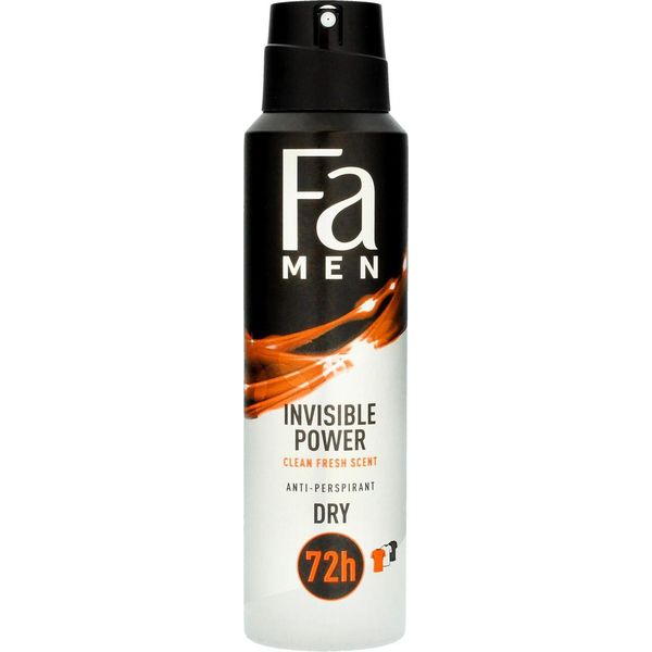 Fa Men Xtreme Invisible Power Spray Antitraspirante Per Uomo 150Ml-image