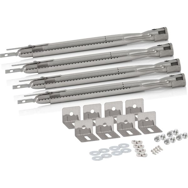 Bbq-Toro Set Universale Di Bruciatori In Acciaio Inox 4 Pezzi | Bruciatore Di Ricambio Per Barbecue A Gas-image