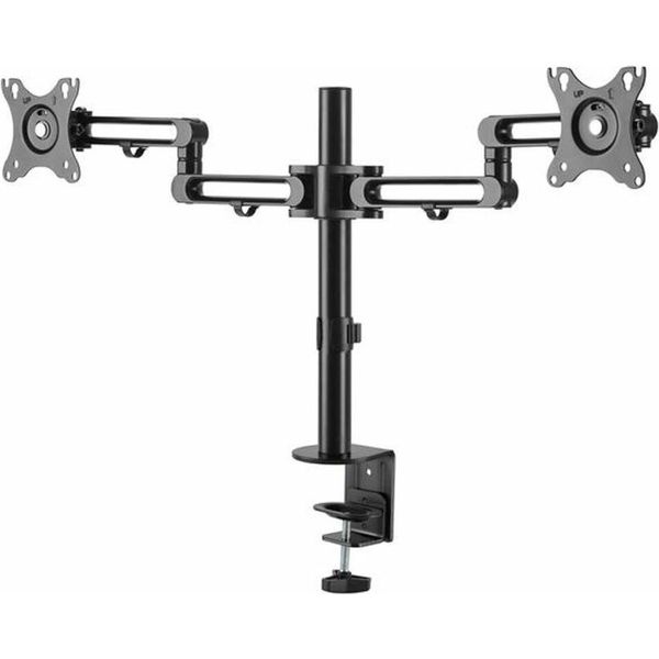 Startech.Com ARMDUAL3 Supporto Da Tavolo Per Tv A Schermo Piatto 81,3 Cm (32") Nero"-image