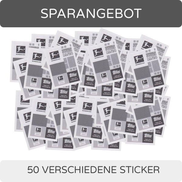 Figurine Topps Bundesliga Da Collezione 2019/20 - 50 Figurine Diverse (Selezione Casuale)-image