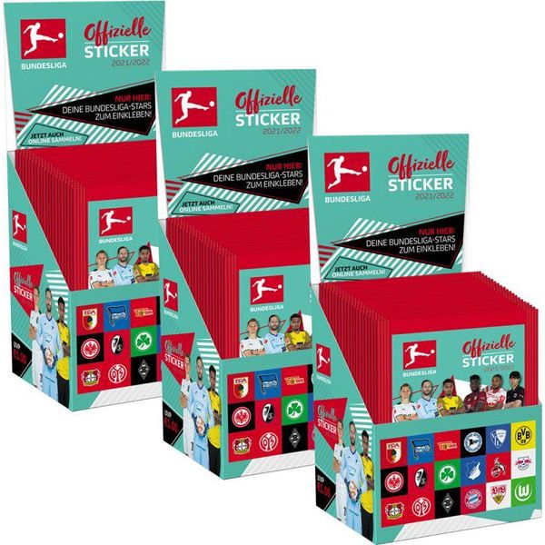 Figurine Topps Bundesliga Da Collezione 2021/22 - 3 Esposizioni (150 Bustine)-image