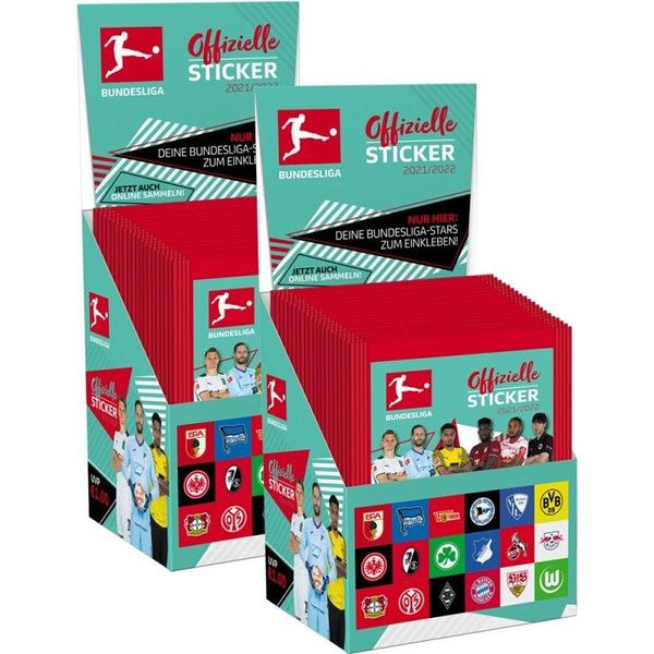 Figurine Topps Bundesliga Da Collezione 2021/22 - 2 Esposizioni (100 Bustine)-image