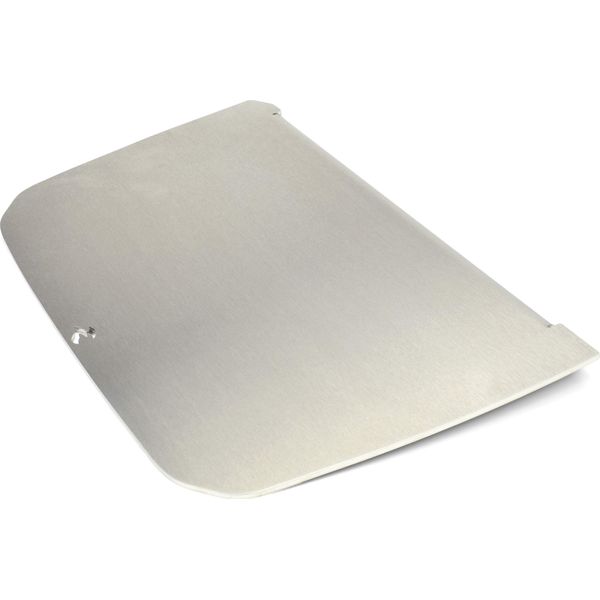 Piastra Grill In Acciaio Inox | Plancha Adatta A Weber Pulse 2000 - Sostituisce La Metà Sinistra Della Griglia - Extra Solida-image
