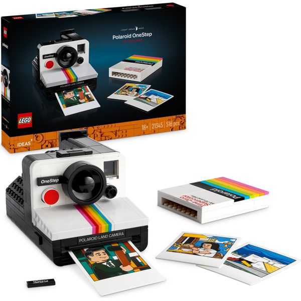 Lego Ideas Set Di Fotocamere Polaroid Onestep SX-70 Per Adulti, Oggetto Da Collezione Con Dettagli Autentici, Attività Creativa, Regali Di Fotografia Per Uomini, Donne, Lui, Lei E Adolescenti 21345-image