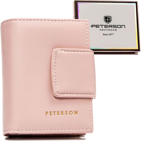 Peterson | Portafoglio Piccolo, In Pelle Ecologica, Da Donna, Rosa Chiaro, 8,5X11 Cm-image