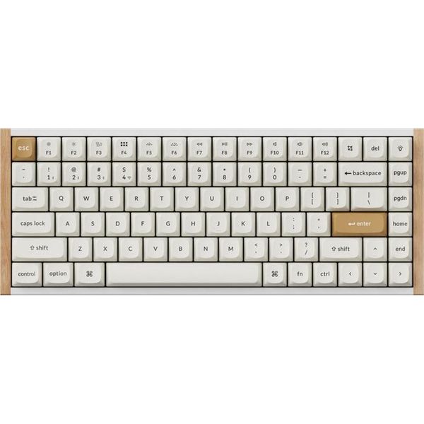 Keychron K2 He - Us Layout - Hot-Swappable Gateron Magnetic Nebula - White Wireless Keyboard-image
