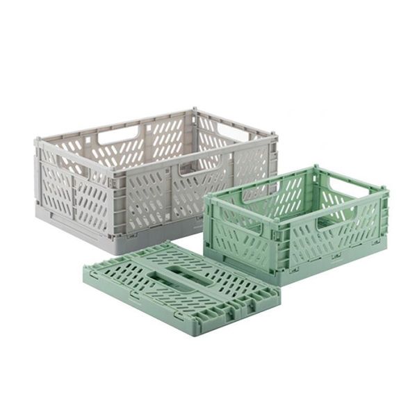 Innovagoods Innovagoods Boxtor - Contenitori Multifunzionali - 3 Pezzi - Grigio/Verde-image