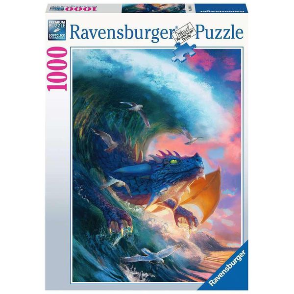 Ravensburger Classic Puzzle Dragon Race 17391 1000 Pezzi - Per Bambini Dai 14 Anni In Su-image