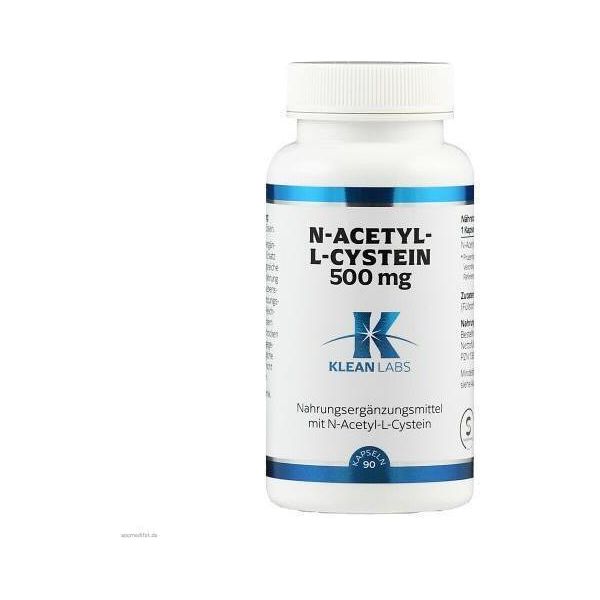 N-Acetil-L-Cisteina 500 Mg Klean Labs Capsule 90 Capsule-image