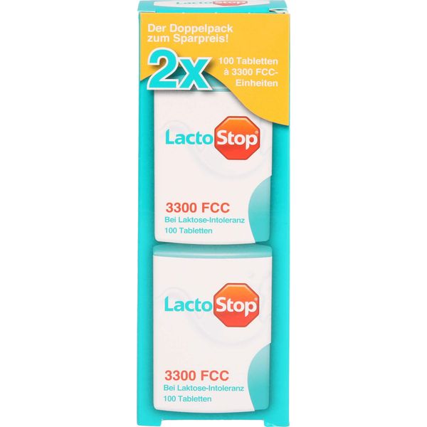 Lactostop 3.300 Fcc Compresse Click Dispenser Dop.Pa. 2X100 Pz-image