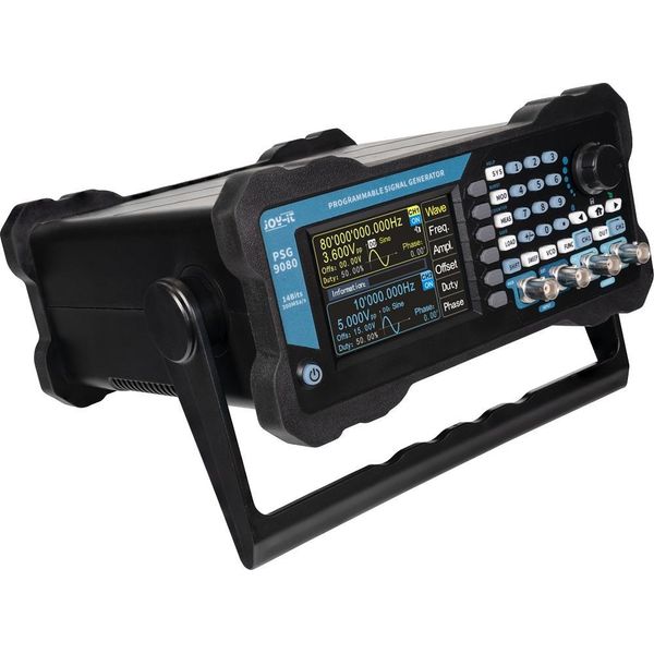 Joy-It JT-PSG9080-B Generatore Di Segnali 0 Mhz - 80 Hz A 2 Canali Triangolo, Curva Di Lorentz, Impulso, Rumore, Onda Quadra, Sinusoide, Ttl,-image