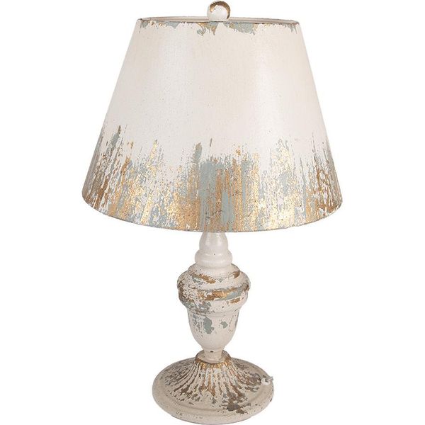 Lampada Da Tavolo Clayre & Eef Ø 36X55 Cm Metallo Beige-image
