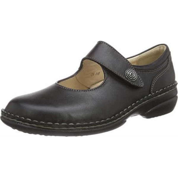 Finn Comfort Laval, Nero, Pelle, Nuovo, Donna, Scarpa Slip-On - Scarpa Slip-On Da Donna / Trotteur, Nero-image