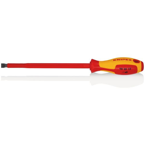 Knipex 98 20 10 Cacciavite Per Viti Con Intaglio Isolante Impugnatura Multicomponente, Vde Brunito 320 Mm-image