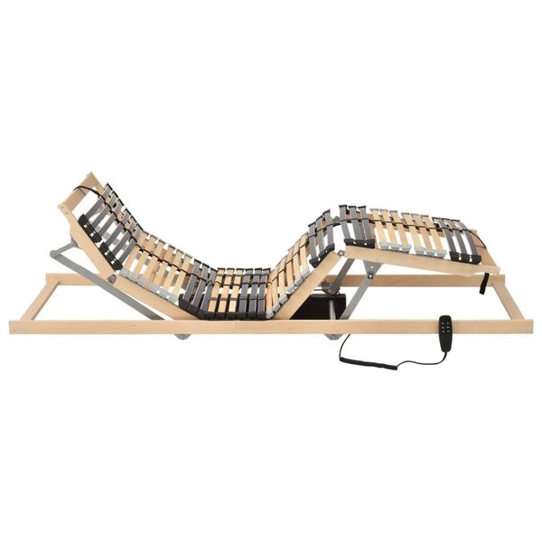 Syfax™ Letto Con Telaio A Doghe Elettrico 42 Doghe 7 Zone 80X200 Cm-image