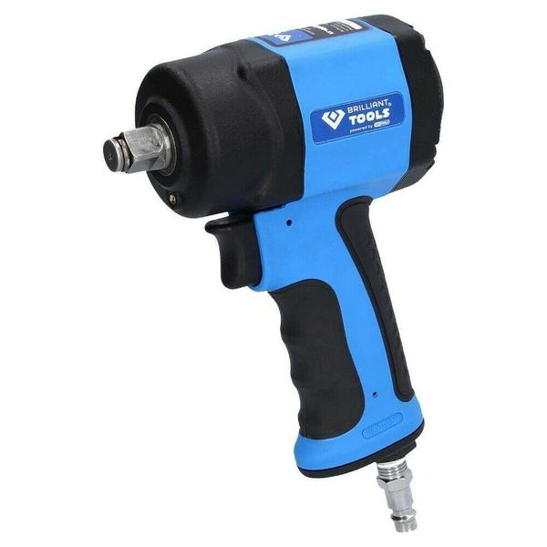 Brilliant Tools 1/2" Mini Avvitatore Ad Impulsi Ad Aria Compressa 1.240 Nm - BT160400"-image