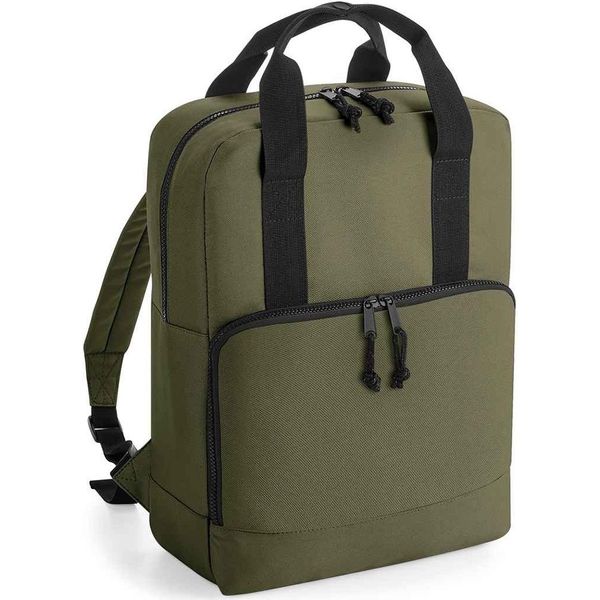 Bagbase - Zaino "Cooler"", Riciclato PC4321 (Taglia Unica) (Verde Militare)"-image