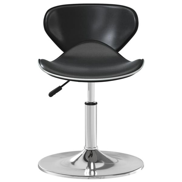 Syfax™ Sedia Da Pranzo Nera In Pelle Finta-image