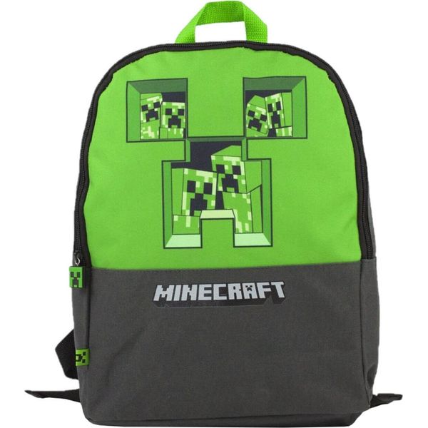 Minecraft - Zaino, Pixel NS6285 (Taglia Unica) (Grigio/Verde)-image