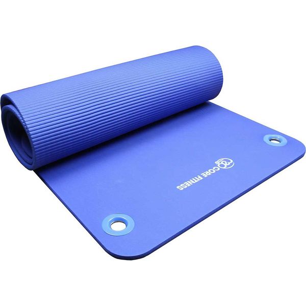 Pilates-Mad - Tappetino Yoga "Core Fitness"" MQ134 (Taglia Unica) (Blu)"-image
