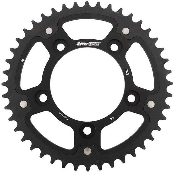 Supersprox Stealth-Kettenrad 520 - 44Z (Schwarz) RST-743:44-BLK|ID 100.0 Lk 124.0 5-Loch-image