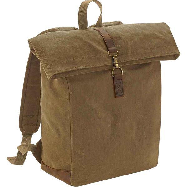Quadra - Zaino "Heritage"", Rivestimento In Pelle PC5290 (Taglia Unica) (Sand)"-image