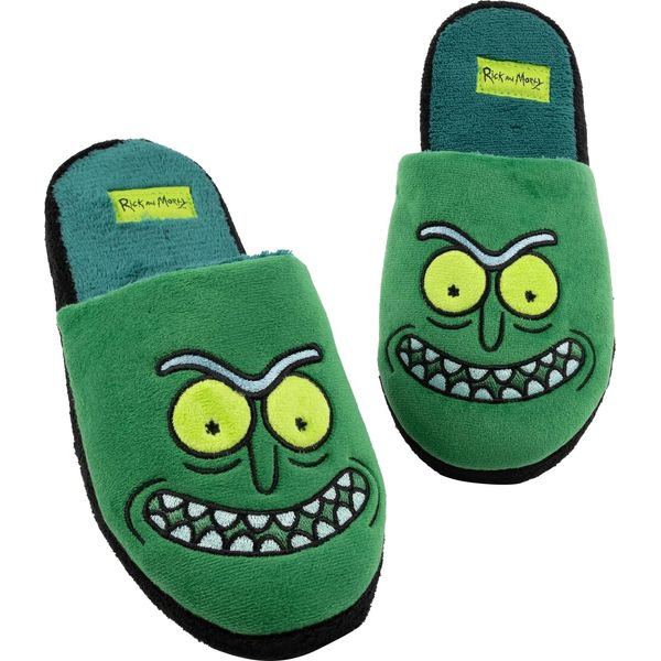 Rick And Morty - Pantofole Da Uomo NS7070 (43 Eu - 44.5 Eu) (Verde)-image