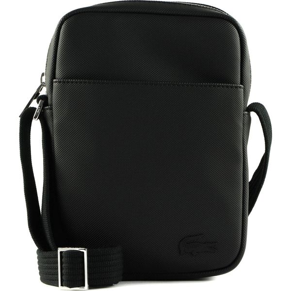 Lacoste Borsa A Tracolla Men's Classic Vertical Camera Bag Noir Nero-image