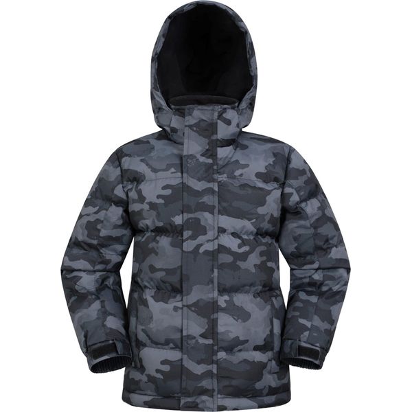 Mountain Warehouse - Giacca Trapuntata "Snow Ii"" Per Bambini MW1676 (116) (Verde Mimetico)"-image