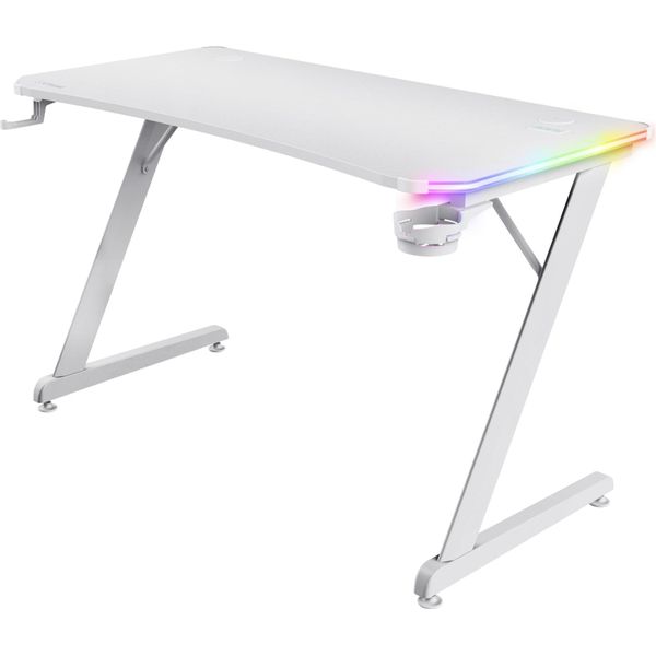 Trust Gxt709W Luminus Rgb Desk Bianco-image