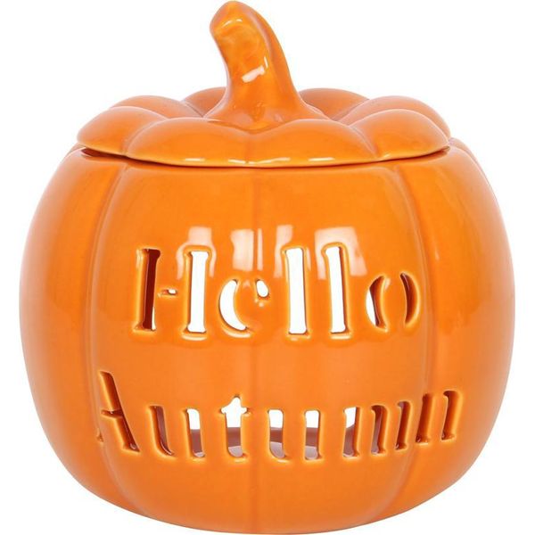 Something Different - Bruciatore A Olio "Hello Autumn"", Ceramica, Zucca SD4577 (Taglia Unica) (Arancione)"-image