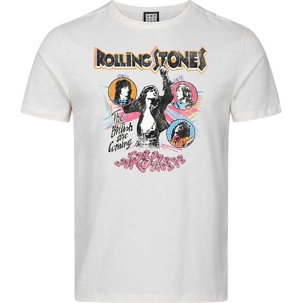 Amplified - Maglietta "British Are Coming"" Per Uomo/Donna Unisex GD4243 (L) (Bianco Sporco)"-image