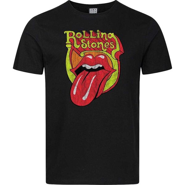 Amplified - Maglietta "Bootleg Tongue"" Per Uomo/Donna Unisex GD4242 (L) (Nero)"-image