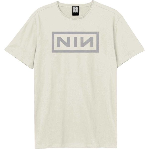 Amplified - Maglietta "White Logo"" Per Uomo/Donna Unisex GD4211 (L) (Bianco Sporco)"-image