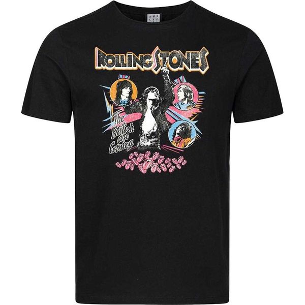 Amplified - Maglietta "British Are Coming"" Per Uomo/Donna Unisex GD4243 (Xs) (Nero)"-image