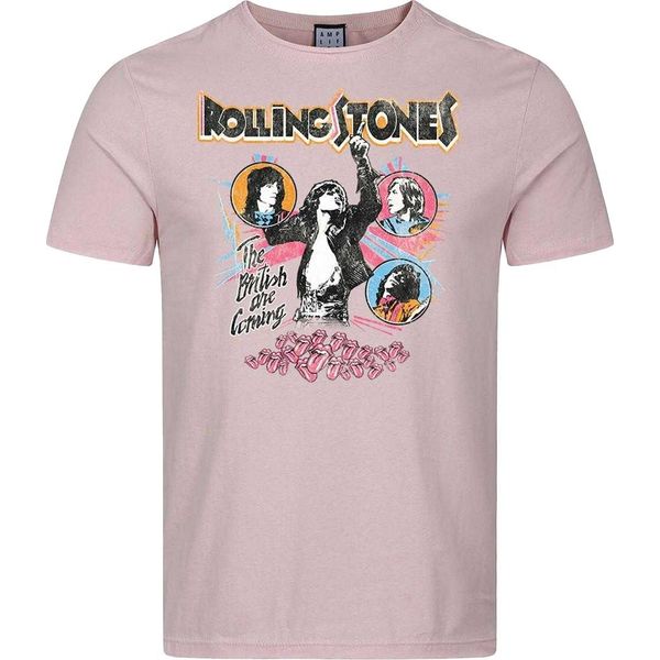 Amplified - Maglietta "British Are Coming"" Per Bambini/Donne Unisex GD4243 (Xxl) (Rosa)"-image
