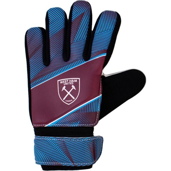 West Ham United Fc - Guanti Da Portiere Per Bambini TA14218 (Taglia Unica) (Red Wine/Blue)-image