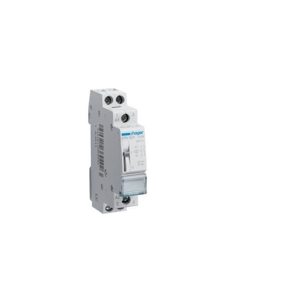 Interruttore Remoto 2 Contatti Na 24V Ac 12V Dc 16A 1PLE Hager EPN524-image