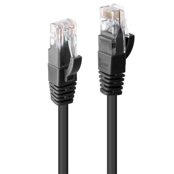 Lindy 48080 Cavo Di Rete Nero 5 M Cat6 U/Utp (Utp)-image