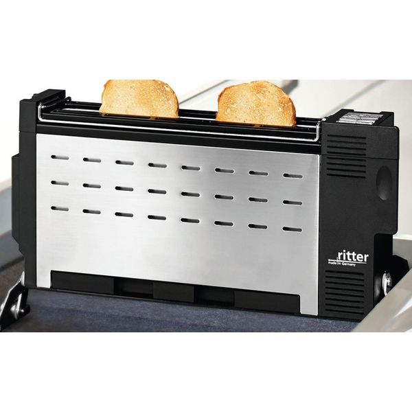 Tostapane Da Incasso Ritter, Tostapane A Fessura Lunga In Acciaio Inox, Cassetto 30 Cm-image