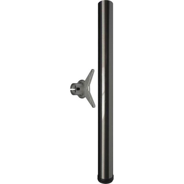 Gamba Tavolo Logo 82 Cm, Regolabile In Altezza (+3 Cm), Acciaio Inox, Max 150 Kg-image