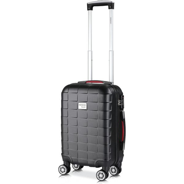 Monzana Valigia Rigida Trolley M Lucchetto Di Sicurezza Tsa Ruote Gommate Girevoli Nero-image