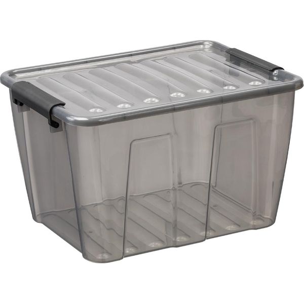 Plast Team 22410801 Plast Team Storage Box Home Box, 15 Litri, Grigio--image