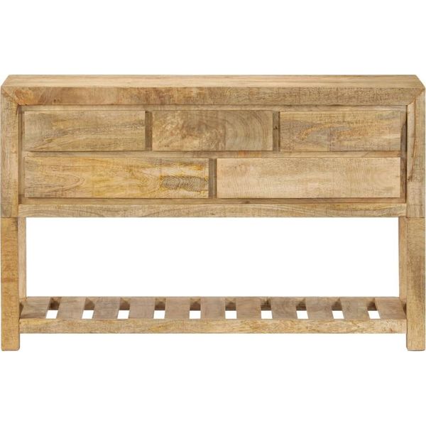 Syfax™ Credenza 120X30X75 Cm Legno Massello Di Mango-image